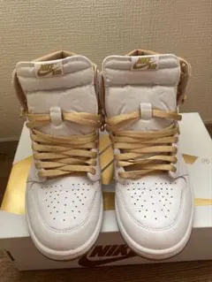 2026年最新】エアジョーダン1 ホワイト ゴールドの人気アイテム - メルカリ