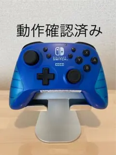 Switch スイッチプロコン　 HORI ワイヤレスホリパッド ブルー