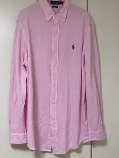【10/16期間限定出品】Polo Ralph Lauren ピンク長袖シャツ