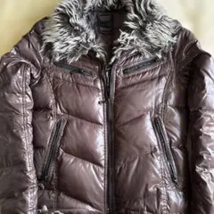 NICOLE CLUB ファージャケット　ダブルジップ