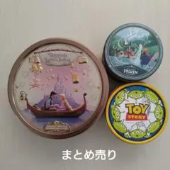 【3点セット】空き缶　まとめ売り　ディズニーキャラクター