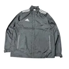 adidas トラックジャケット　裏メッシュ　スポーツ　古着　ブラック　8L2