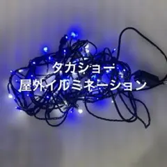 タカショー 屋外イルミネーション 青・白色LED 100球 コントローラー付6W