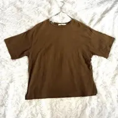 アメリカンホリック ブラウン 茶色 Tシャツ 半袖 カットソー M