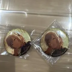 日野森志歩　グリッター缶バッジ　プロセカ