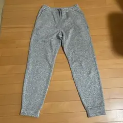UNIQLO ニットフリース イージーパンツ S グレー