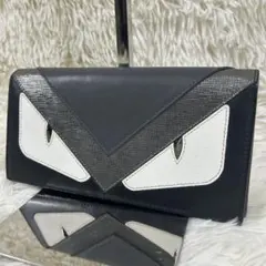 美品　フェンディ　長財布　バグズアイ モンスター　マルチカラーのサムネイル