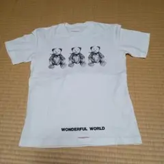 心斎橋店限定ワンダフルワールド　3匹クマプリント半袖カットソー　Tシャツのサムネイル