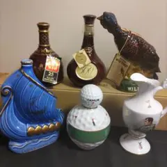 洋酒空き瓶　6点セットのサムネイル