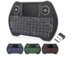 2.4G タッチパッドマウス付きワイヤレスキーボード バックライトミニキーボードのサムネイル