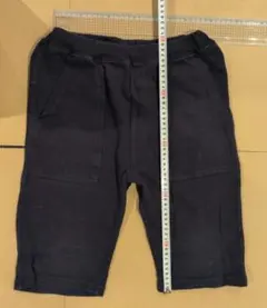 ハーフパンツ　ネイビー　160cm