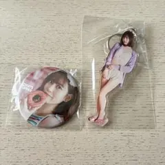 FRUITS ZIPPER 月足天音 ラッフル アクリルキーホルダー　缶バッジ