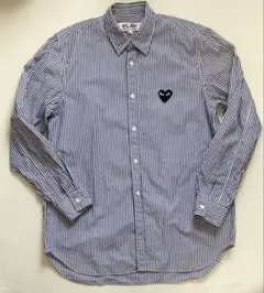 COMME des GARCONS AZ-B007ストライプシャツPLAYハート - メルカリ