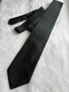 ✨極美品✨agnes b アニエスベー レザーネクタイ ナロー ブラック