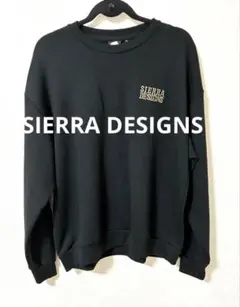 【メンズ】【SIERRA DESIGNS】ブラック スウェット トレーナー M