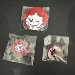 ME:I カプセルトイ ミニうちわ&ネームプレート&缶バッチセット石井蘭 RAN