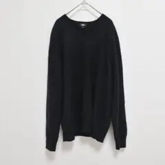 UNIQLO ユニクロ（L）長袖 ニット セーター カシミア Vネック 綺麗め