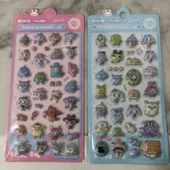 たまごっち ぷっくりシール 立体シール 2枚セット