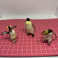 昭和レトロ ペンギンキャラクター ゼンマイ動くおもちゃ 赤と黒2点