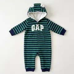 baby GAP くま耳 ボーダー ロンパース