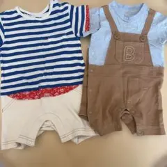 半袖ロンパース　2点セット