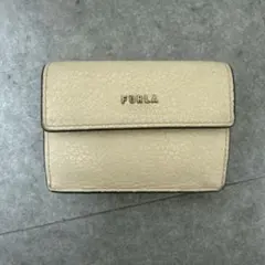 FURLA 三つ折り財布 ベージュ