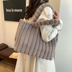 モコモコバック トートバッグ