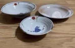 【新品.未使用】和食器❗️禅楽作.うさぎ柄2点&和柄1点の3点セット❗️