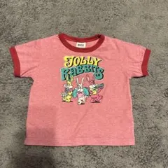 Jolly Rabbits Tシャツ ピンク