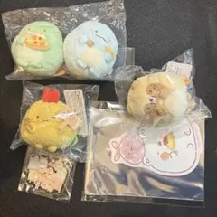 すみっコぐらし　てのりぬいぐるみ　まんまるレストラン　3点セット　ノベルティ付き
