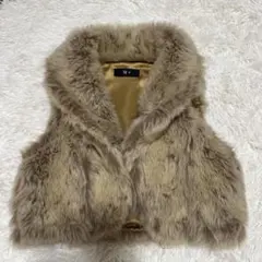 フェイクファーベスト ファーコート