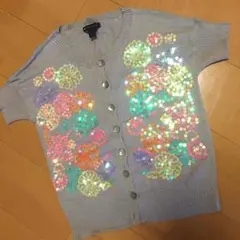 スパンコール付ニット♡