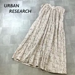 美品 URBAN RESEARCH DOORS コットン 総柄 ワンピース