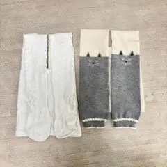 レギンス　ストッキング　タイツホワイト　アイボリー