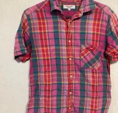 UNITED ARROWS BLUE LABEL チェックシャツ ピンクのサムネイル