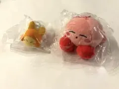 【2点セット】星のカービィ ライトマスコット お座りぬいぐるみマスコット2 新品