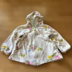 hakka kids 花柄パーカー 100cm