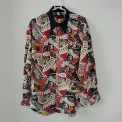 ECRUMOON カラフルプリント 長袖シャツ FREE