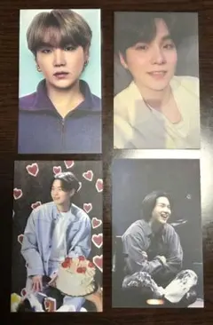 BTS SUGA トレカ4枚セット