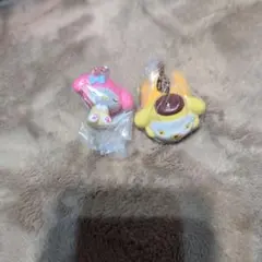 ポムポムプリンと マイメロディ キーホルダー 2個セット