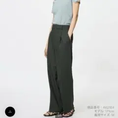 ワイドパンツ スラックス