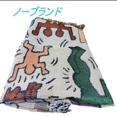 新品未使用　アジアンテイスト マルチラグ　90×150　マット ソファ カバー