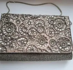 ユナイテッドアローズ　ビーズ刺繍 クラッチバッグ　結婚式