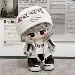 新品♡♡ぬいぐるみ服20cm 着せ替え ぬい活 ぬい服 ロック パンク系 秋服