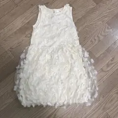 ZARA 3Dフラワーバルーンワンピース