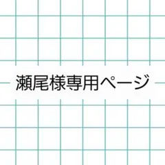 瀬尾様専用ページ