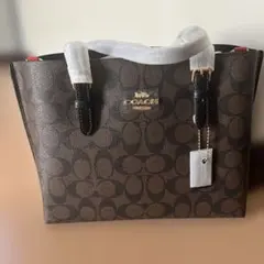 COACH ブラウン トートバッグ