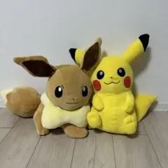 ポケモン まったりピカチュウぬいぐるみ まったりイーブイぬいぐるみ セットのサムネイル