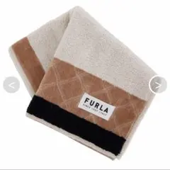 FURLA フルラ　ハンカチ　ハンカチタオル　新品未使用品 ベージュ