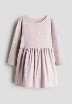 H＆M キッズ プリントコットンワンピース